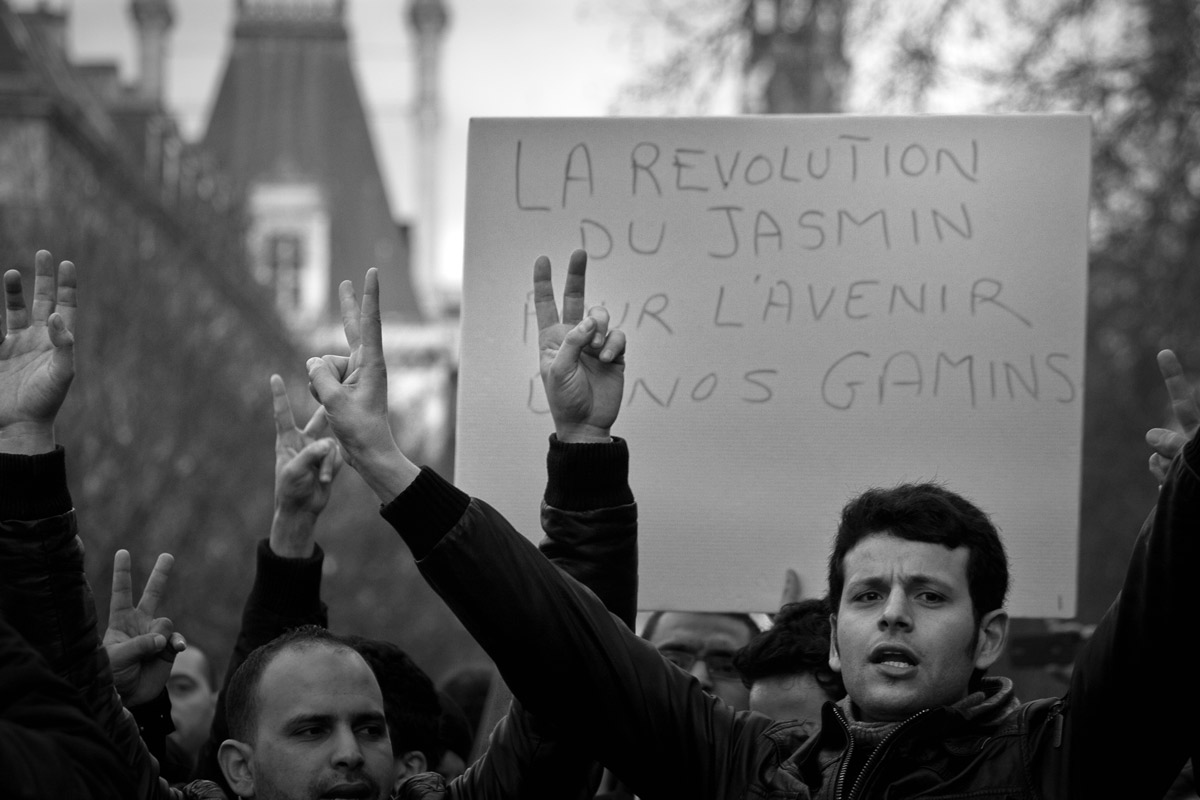 Proteste nel 2011 in Tunisia