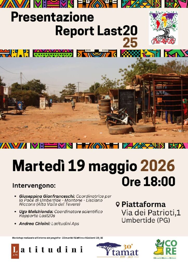 Presentazione del Report Last20 2 Locandina Report Last20 19 maggio 2 1 pdf