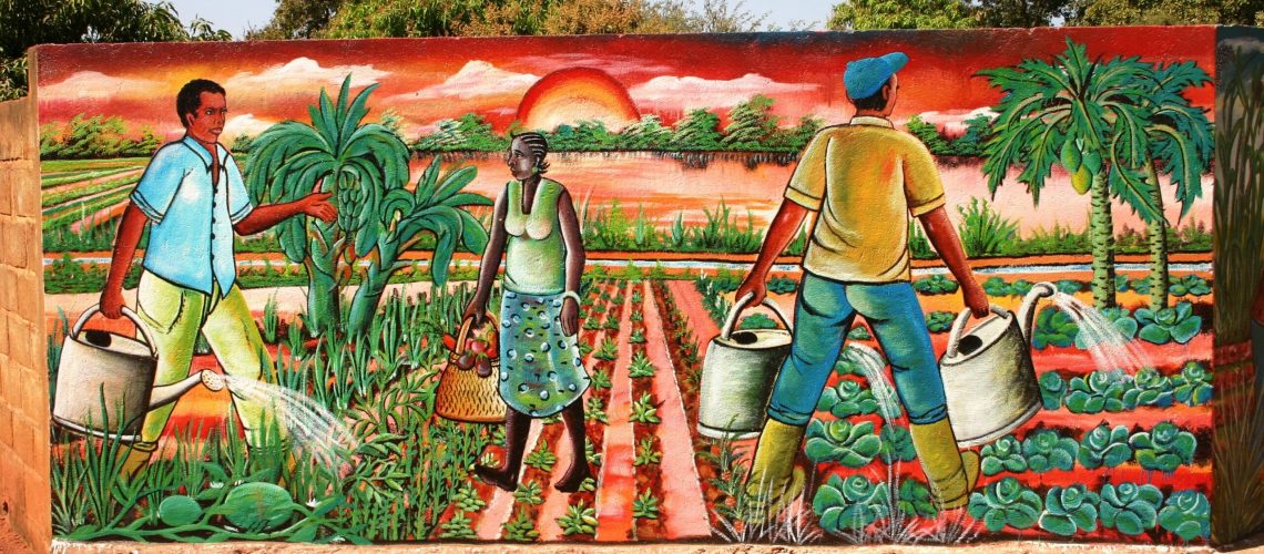 agricoltura burkina faso murales