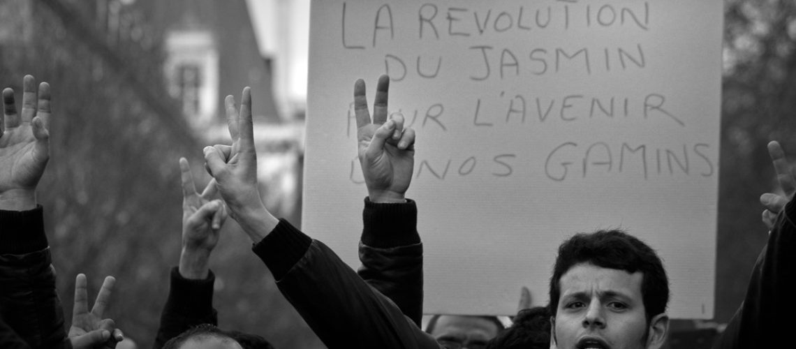 Proteste nel 2011 in Tunisia